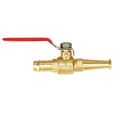 صمام الكرة النحاسي فوهة فوهة مكافحة خراطيم فوهة مع مقبض